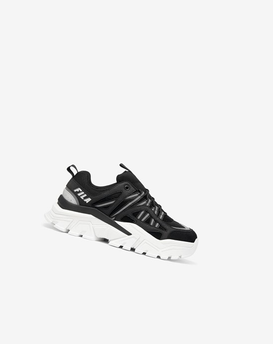 Fila Vitalize Chunky Sneakers Czarne Białe Srebrne | BXQTC-9306