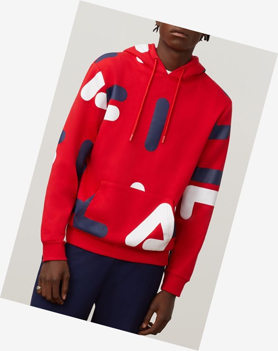 Fila Vittorio Hoodie Cred/Peac/Wht | ZFPYL-4069