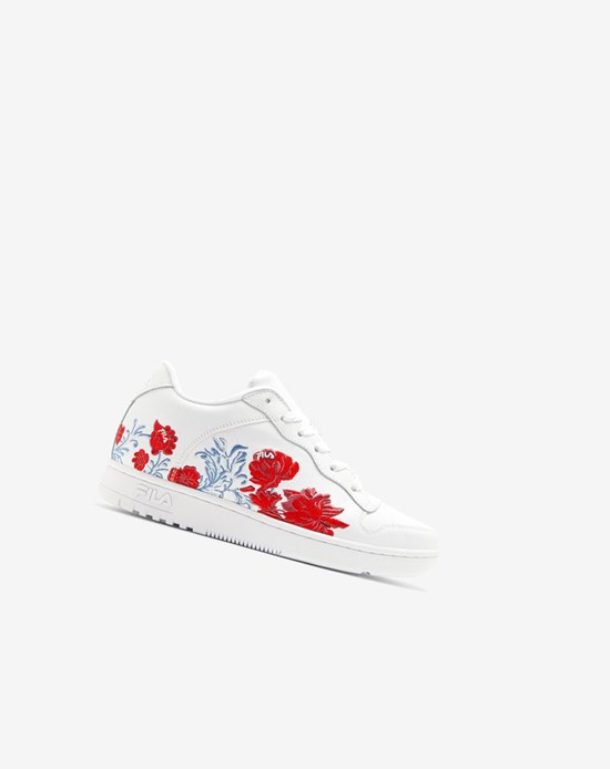 Fila Wx-110 Flower Sneakers Białe Białe Białe | PFSQY-8230