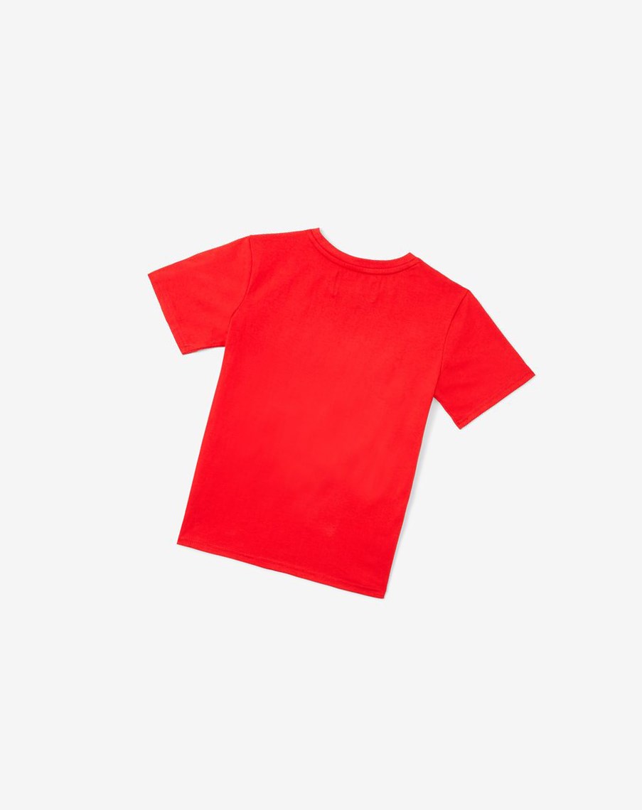 Fila 3d Logo Tee Czerwone | HAJXP-1680