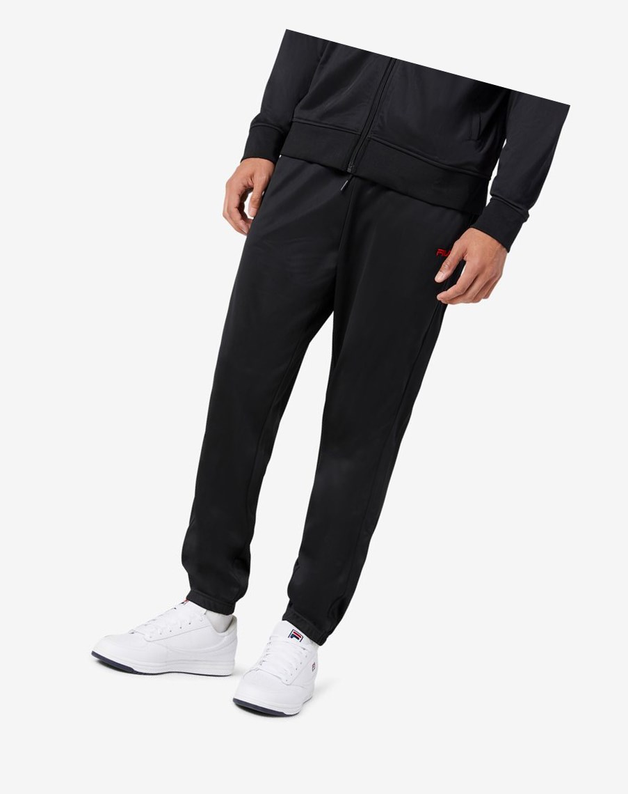 Fila Albania Track Pant Czarne Czerwone | GTSBC-4725