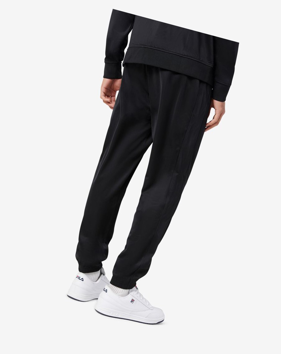 Fila Albania Track Pant Czarne Czerwone | GTSBC-4725