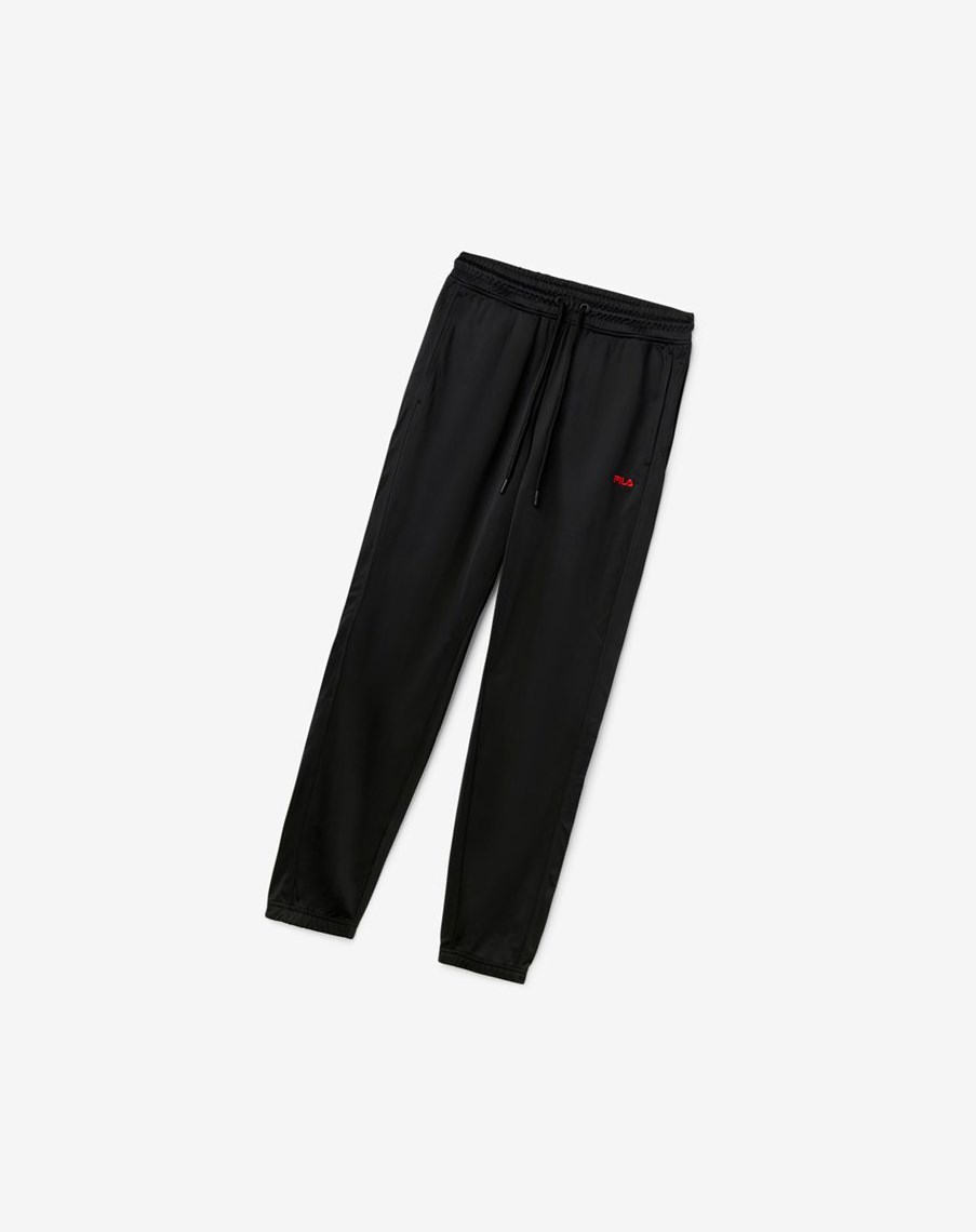 Fila Albania Track Pant Czarne Czerwone | GTSBC-4725