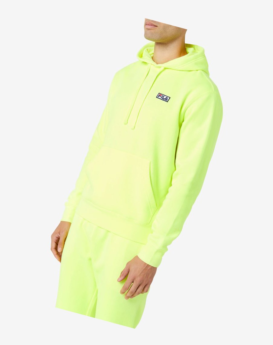 Fila Algot Hoodie Żółte Czarne | CTKFO-0461