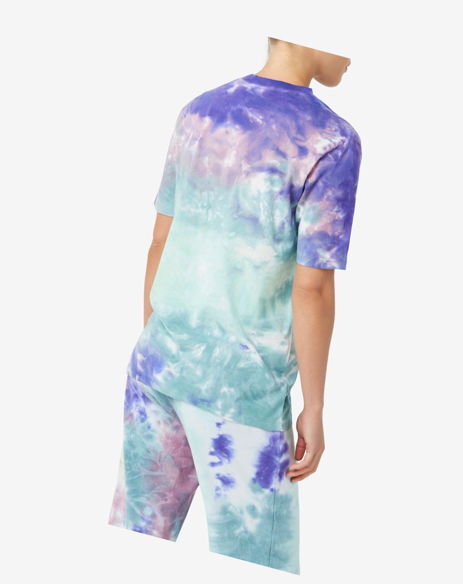 Fila Alivia Tie Dye Tee Niebieskie | BNXUP-3507