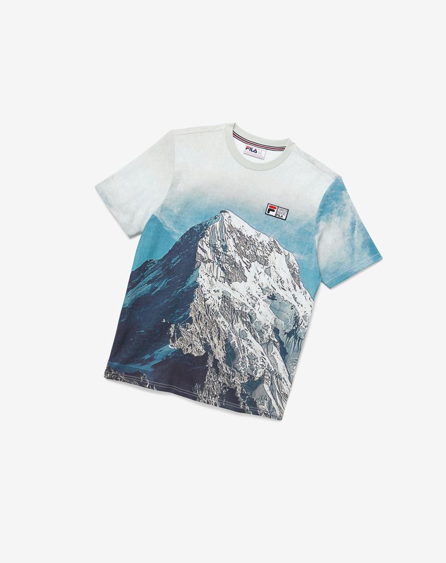 Fila Alps Tee Białe Czarne | ZRVKQ-2130