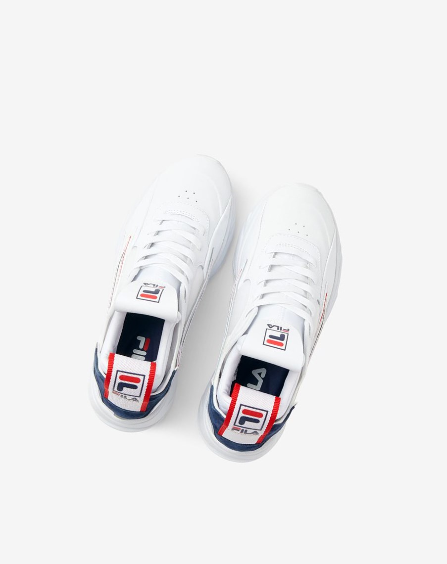 Fila Amore Sneakers Białe Granatowe Czerwone | KNXAW-2786