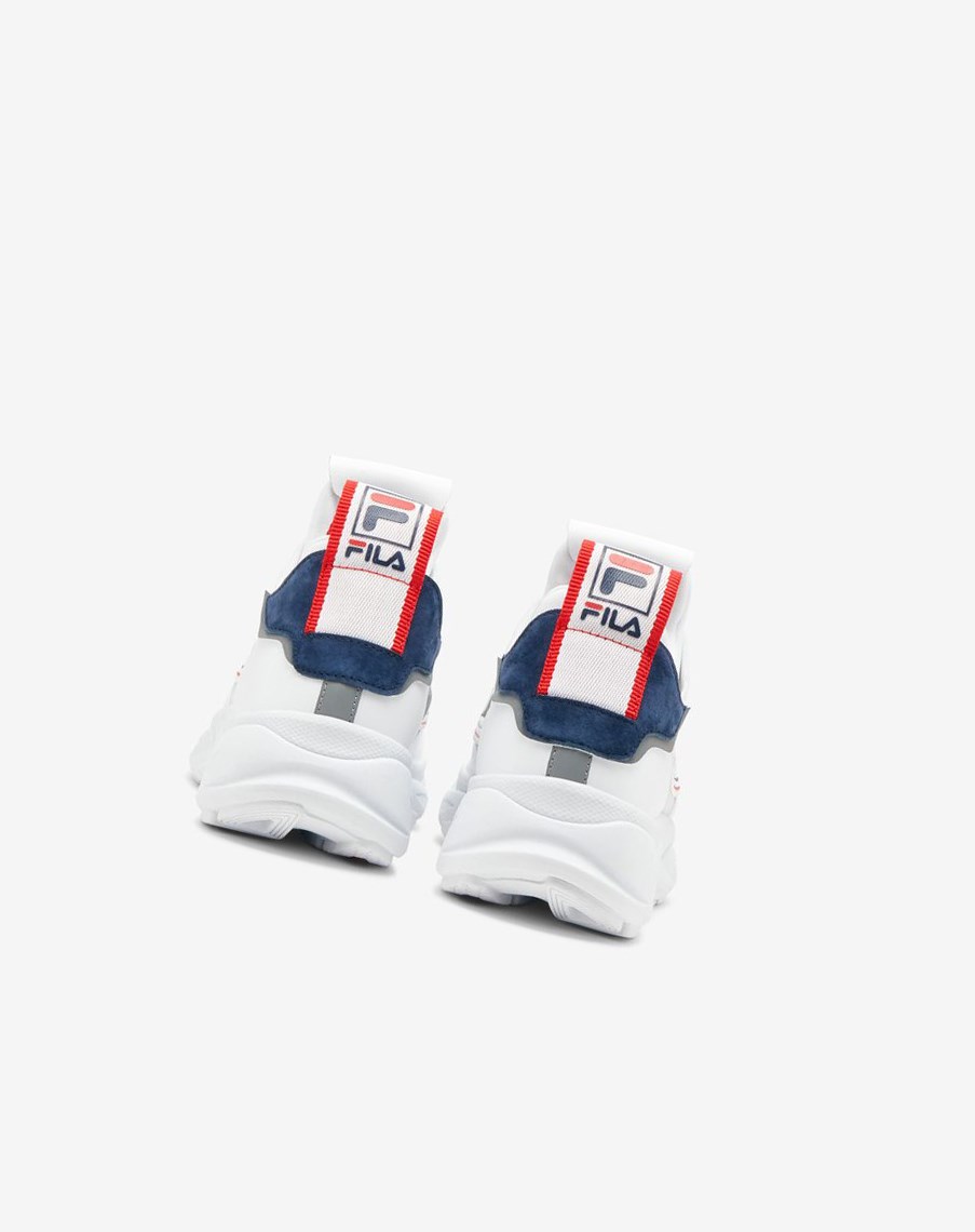 Fila Amore Sneakers Białe Granatowe Czerwone | KNXAW-2786