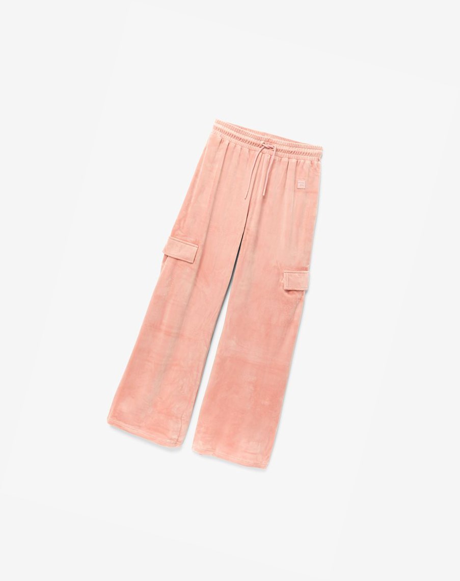 Fila Amrita Velour Pant Różowe | XWDGJ-4130