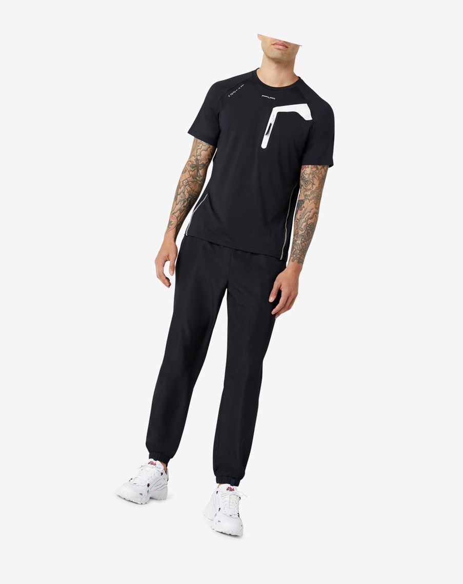 Fila Arcturus Tee Czarne Białe | RGKQU-8946