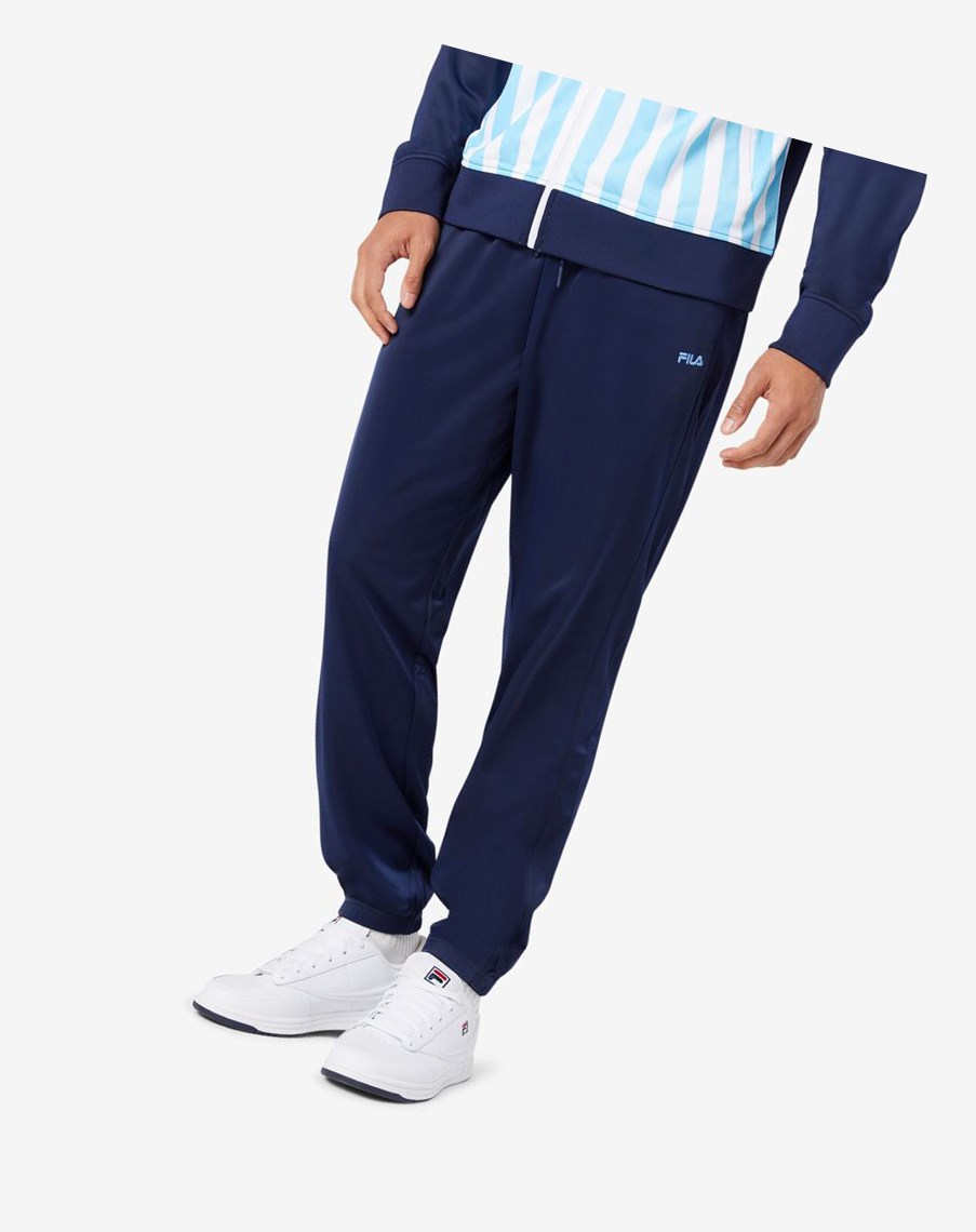 Fila Argentina Track Pant Granatowe | HBVUF-8970