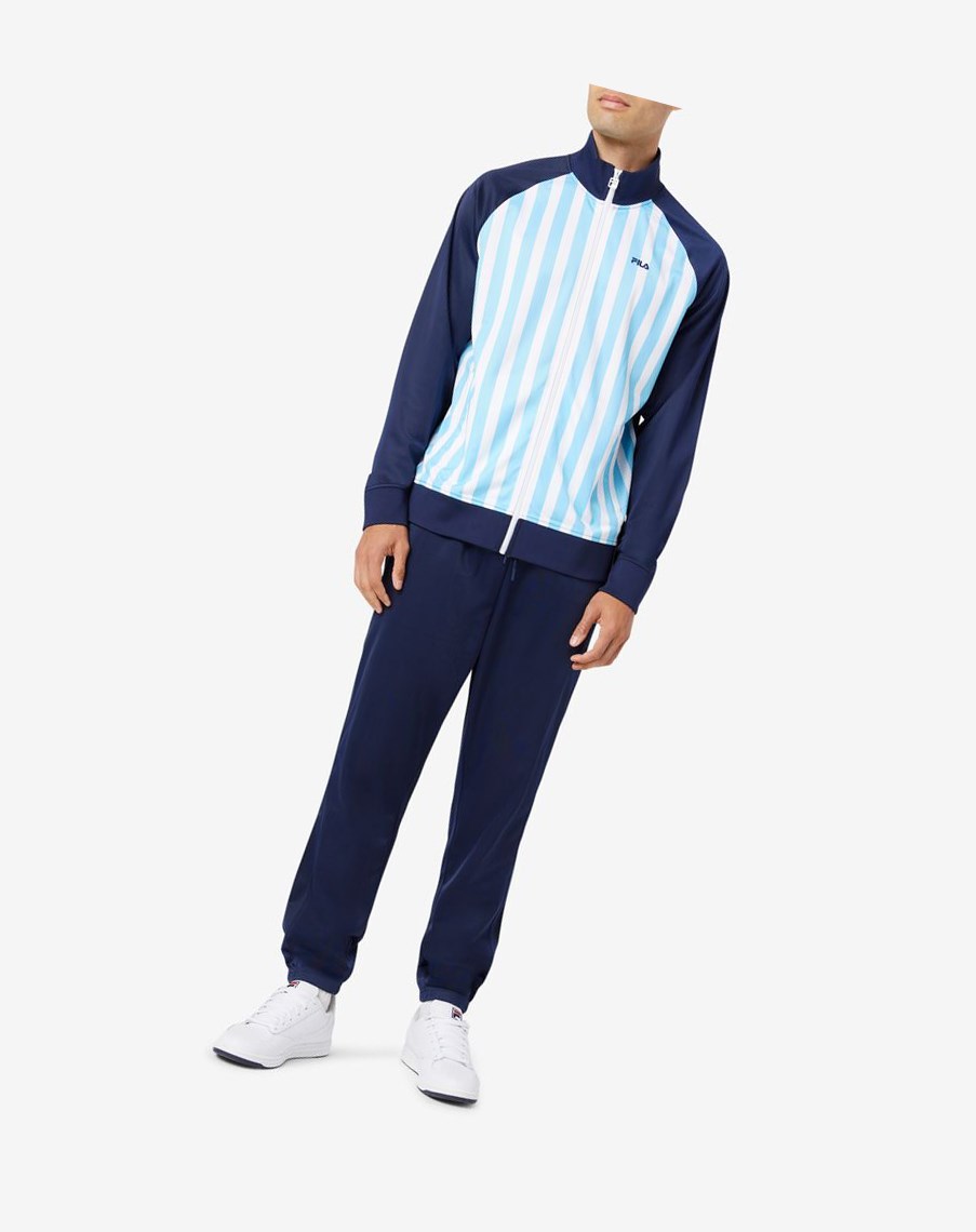 Fila Argentina Track Pant Granatowe | HBVUF-8970