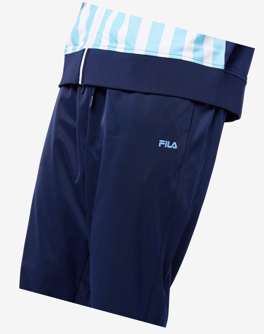 Fila Argentina Track Pant Granatowe | HBVUF-8970