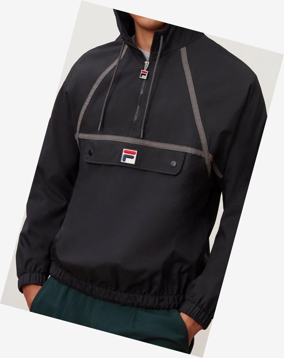 Fila Astor Jacket Czarne | HFXSN-4739