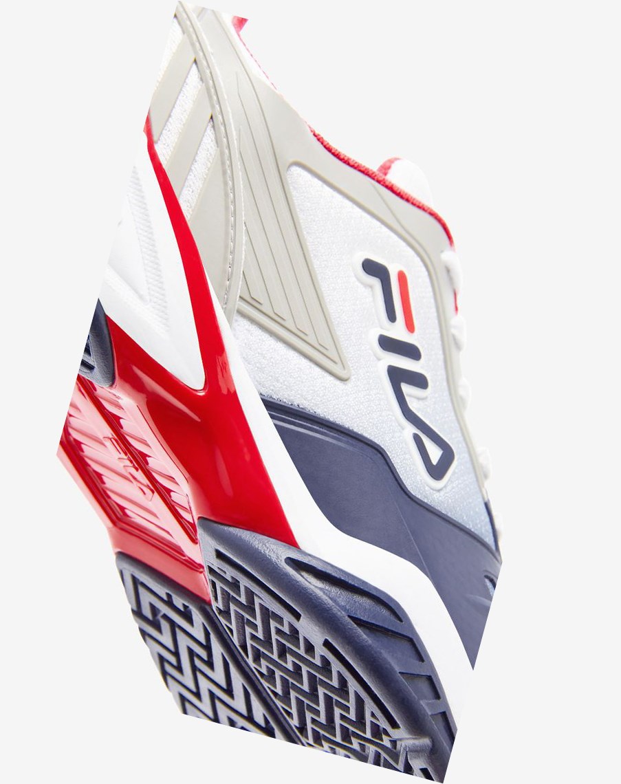 Fila Axilus 2 Energized Tenisa Shoes Białe Granatowe Czerwone | QJWIE-8125