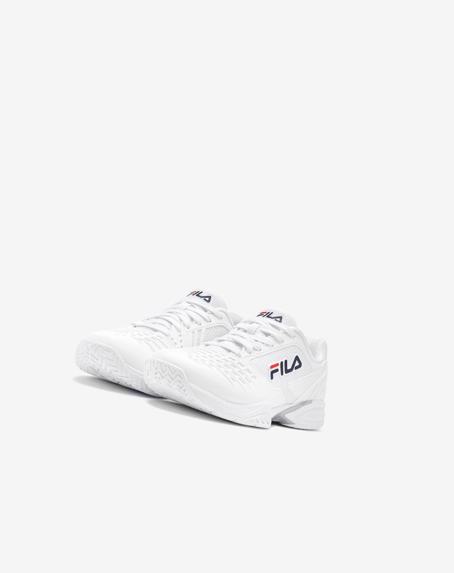 Fila Axilus 2 Energized Tenisa Shoes Białe Białe Granatowe | UDTIC-6723