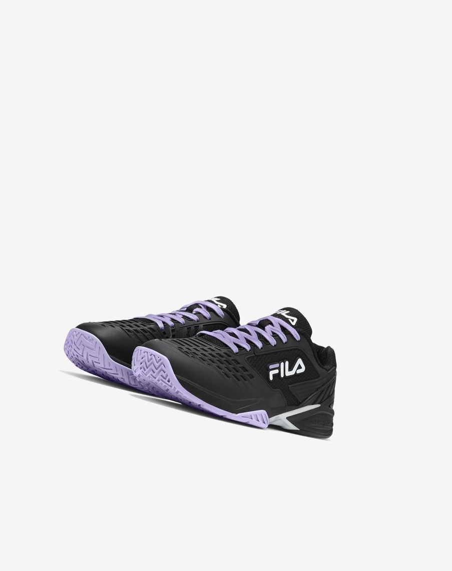 Fila Axilus 2 Energized Tenisa Shoes Czarne Białe Lawenda | BLJTG-0628