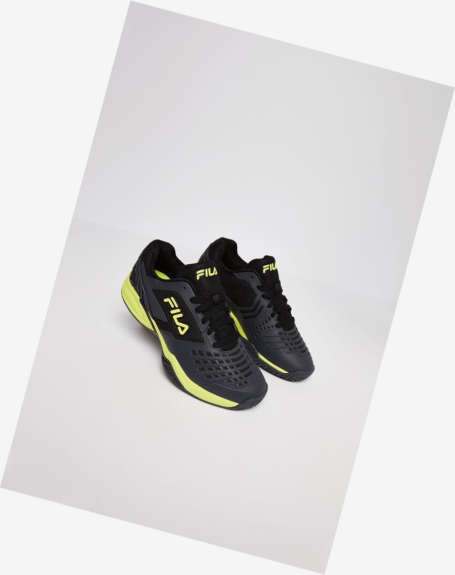 Fila Axilus 2 Energized Tenisa Shoes Czarne Żółte | ISDAK-3089