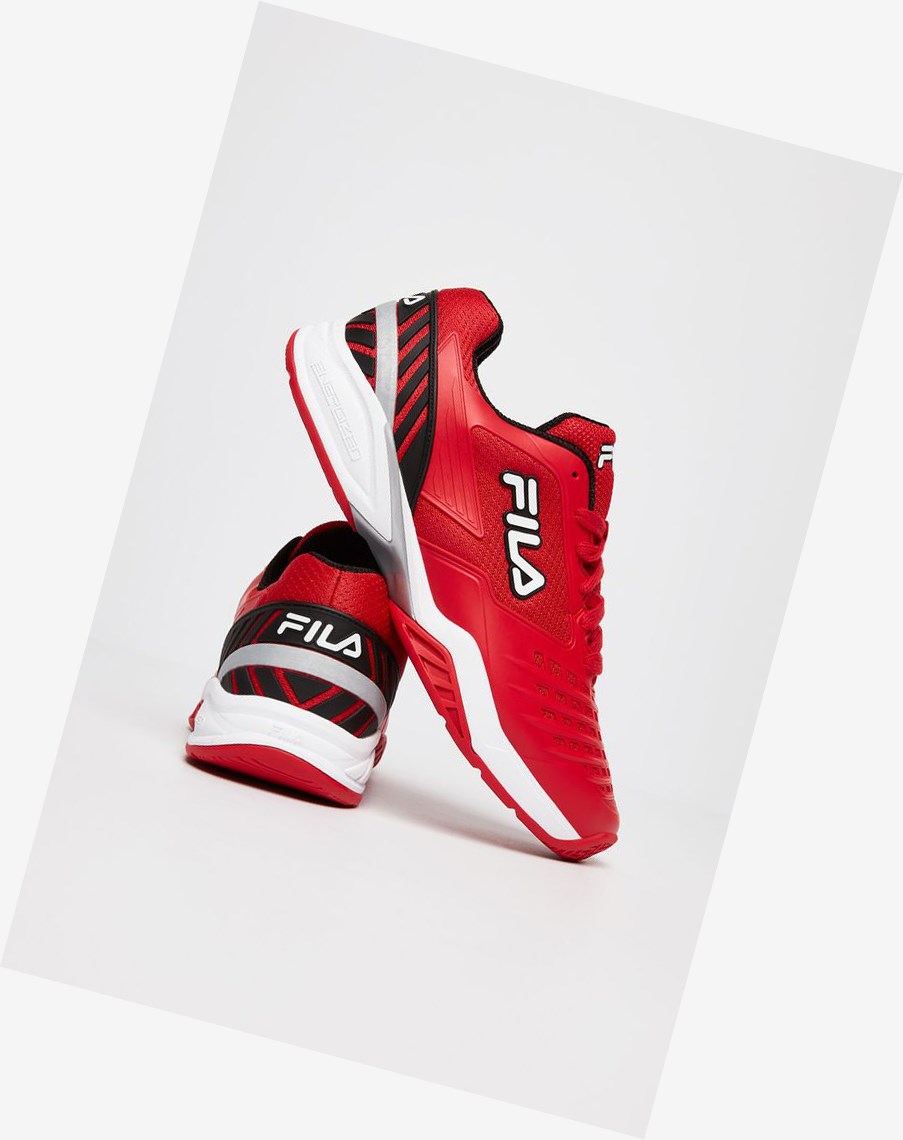 Fila Axilus 2 Energized Tenisa Shoes Czerwone Białe Czarne | EOJLN-5908