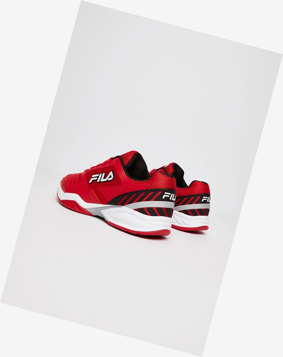 Fila Axilus 2 Energized Tenisa Shoes Czerwone Białe Czarne | EOJLN-5908