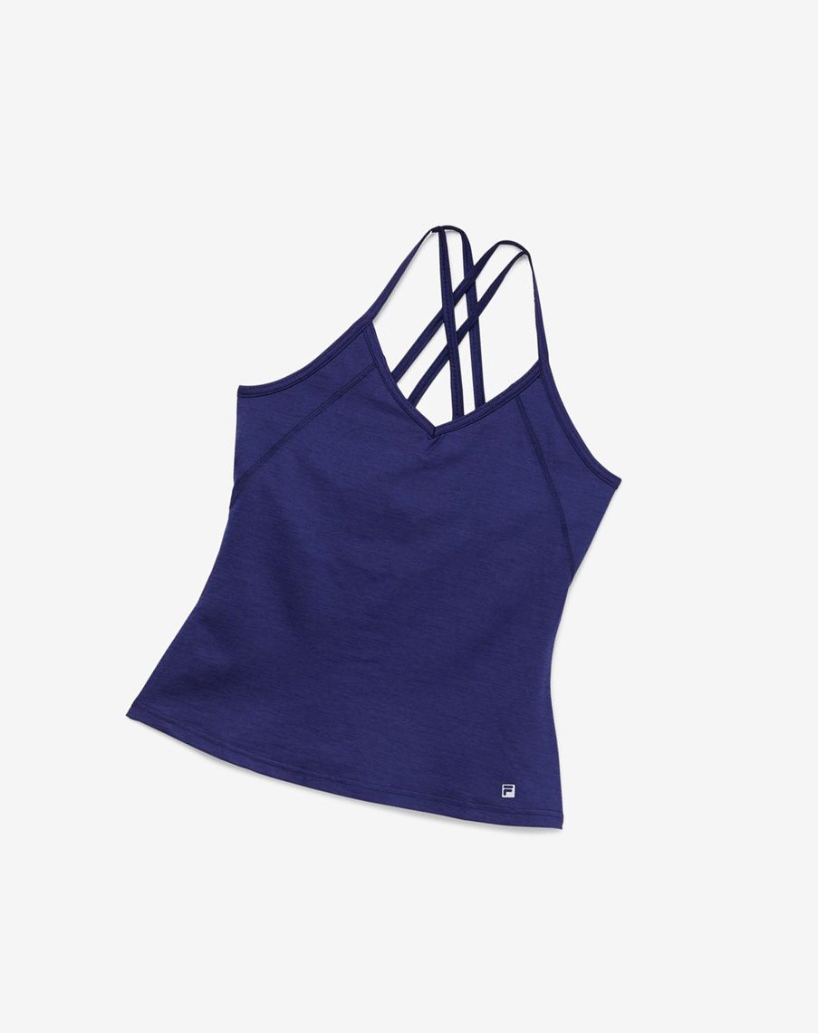 Fila Back Court Cami Tank 557 Marlin Heather ? Wild Lime | CXNVF-9186