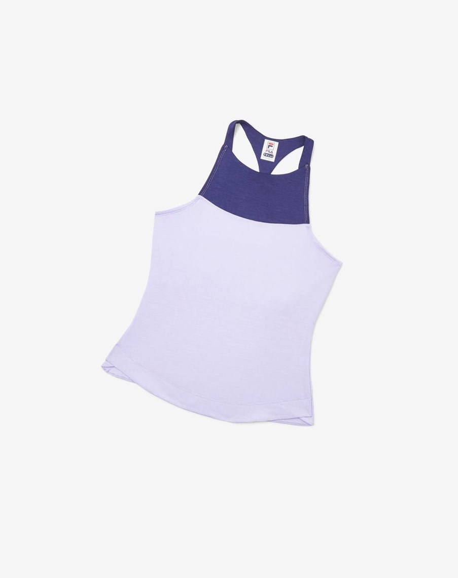 Fila Back Court Halter Tank Fioletowe | TRIQF-0731