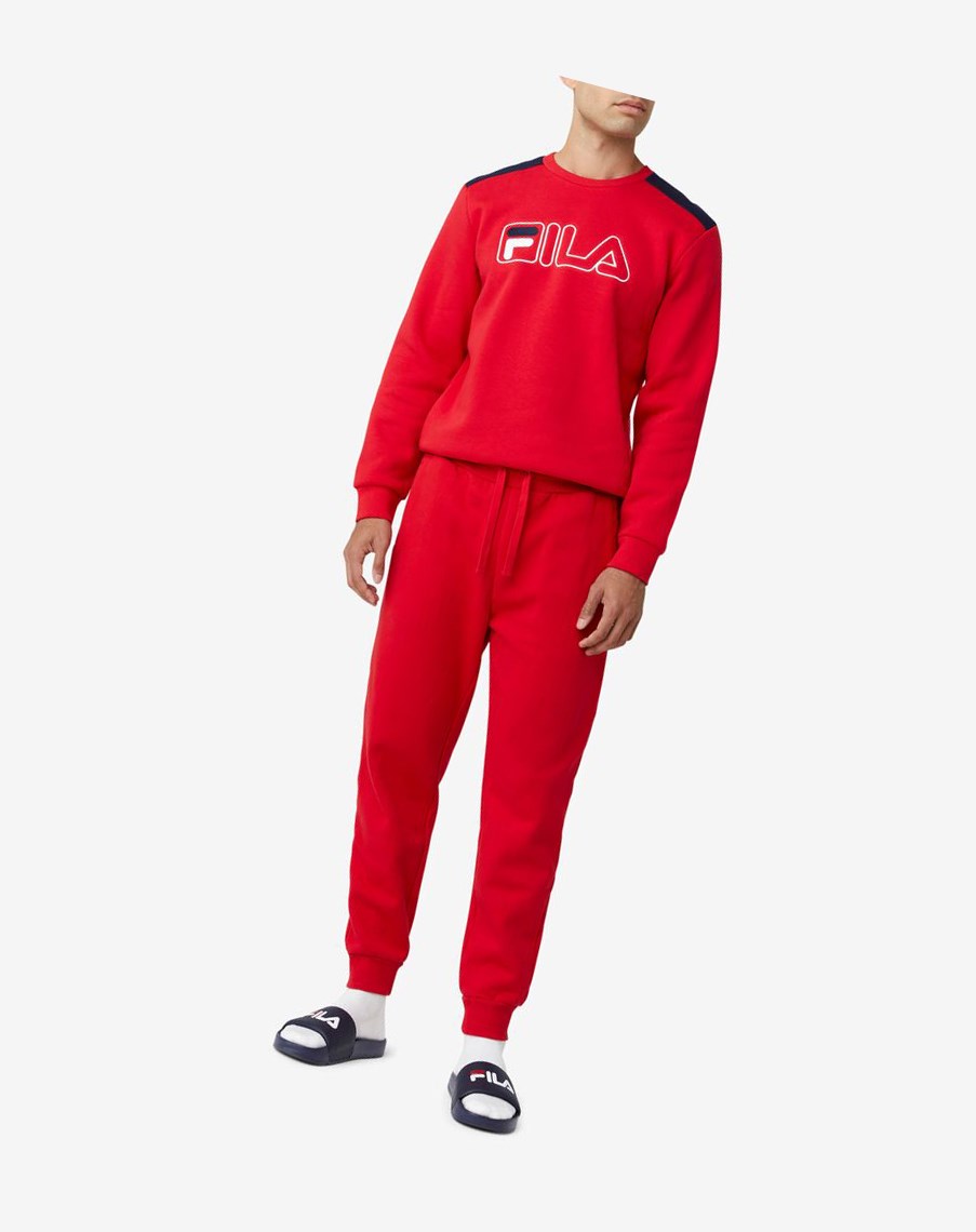 Fila Batul Jogger Czerwone | GDPTH-5094