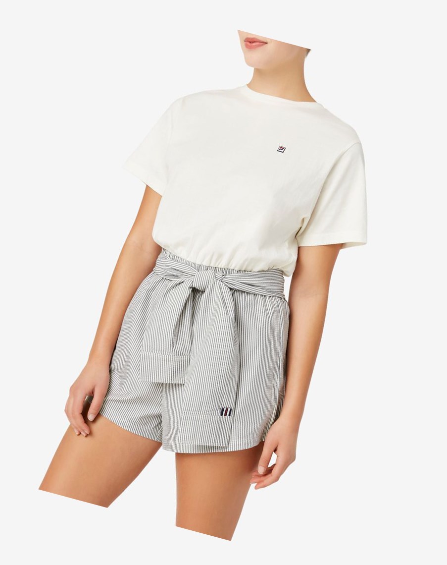 Fila Bellini Romper Białe | DGCYP-9748