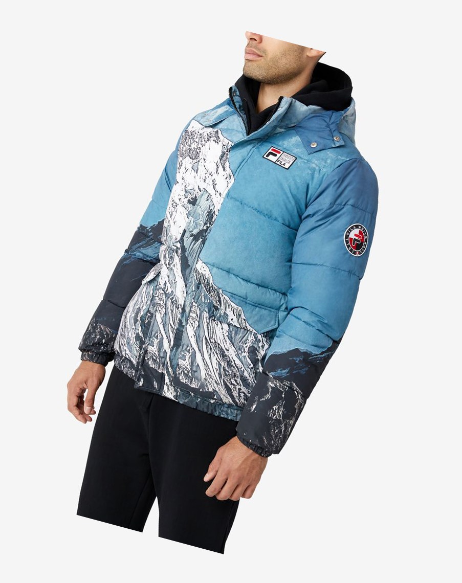 Fila Blanc Puffer Jacket Białe Czarne | EBXLC-0316