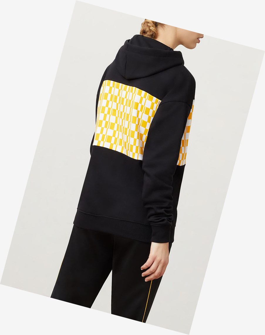 Fila Brianna Hoodie Blk/Gfus/Cred | OMYIS-4289