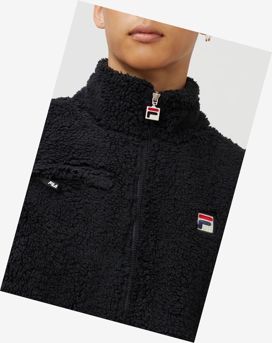 Fila Bridgewater Jacket Czarne | WBFQI-8394