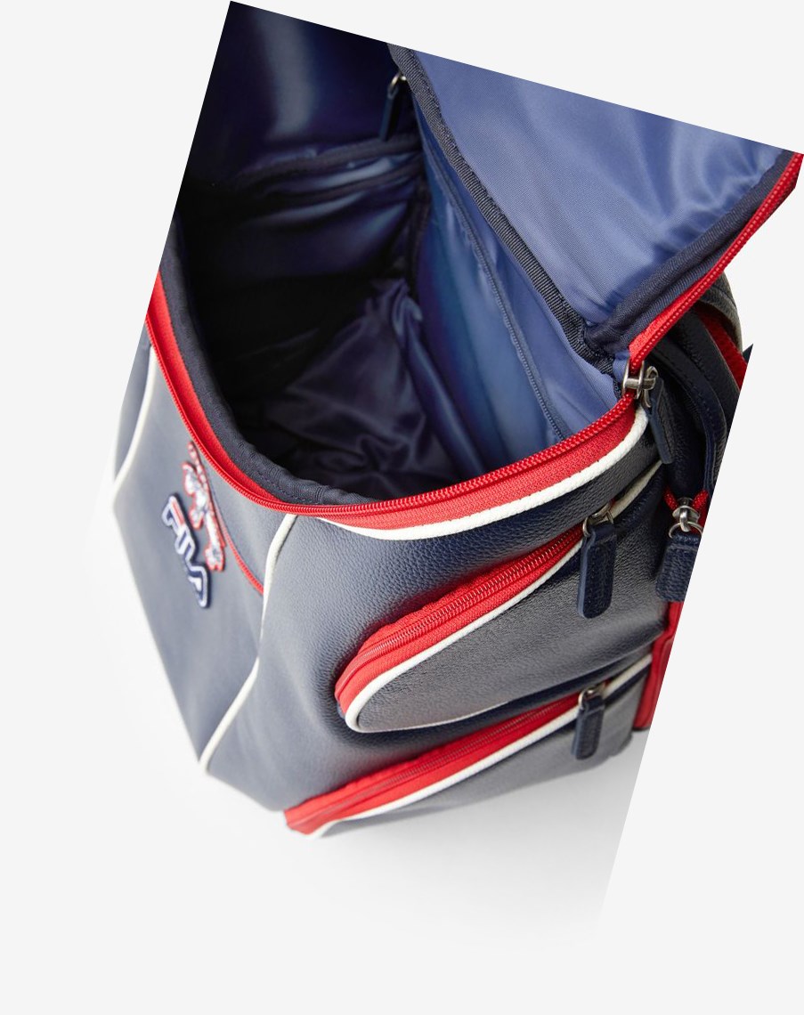 Fila Brooks Brothers X Fila Championship Backpack Granatowe | HICFY-0751