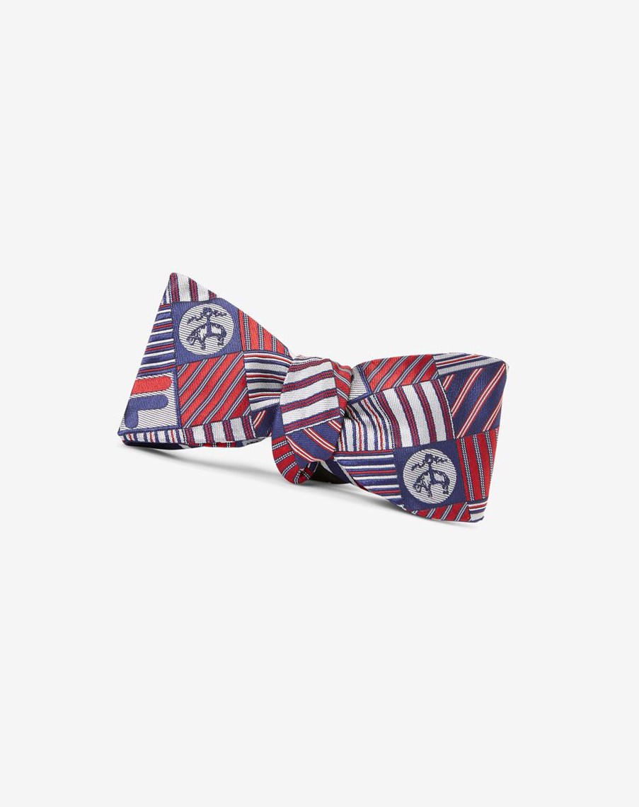 Fila Brooks Brothers X Fila Double Reversible Bow Tie Czerwone | IJTAP-9514