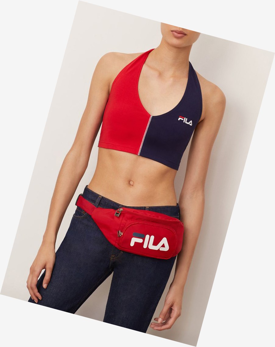 Fila Cara Halter Top Peac/Cred/Wht | DTSXK-4651