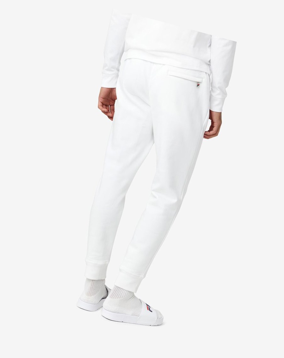 Fila Chardon Jogger Białe | PQOCV-7162