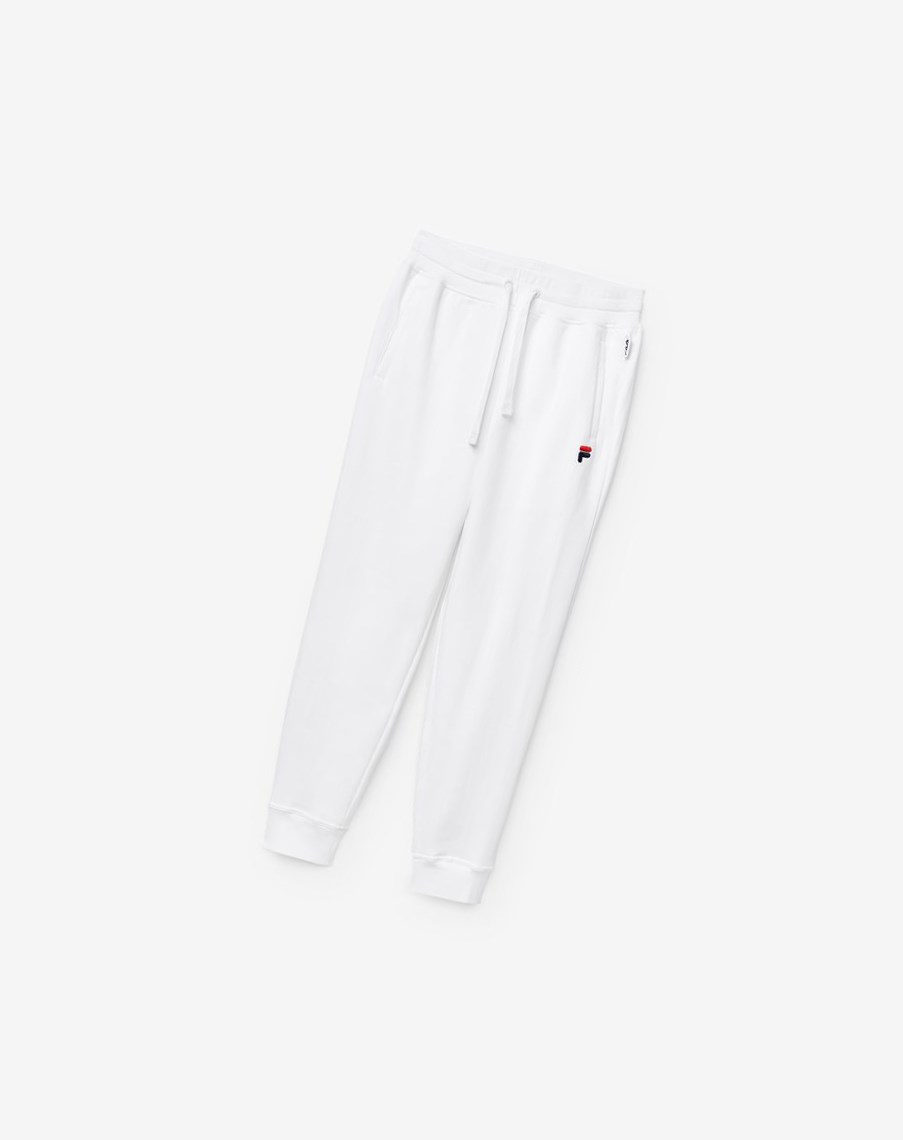 Fila Chardon Jogger Białe | PQOCV-7162