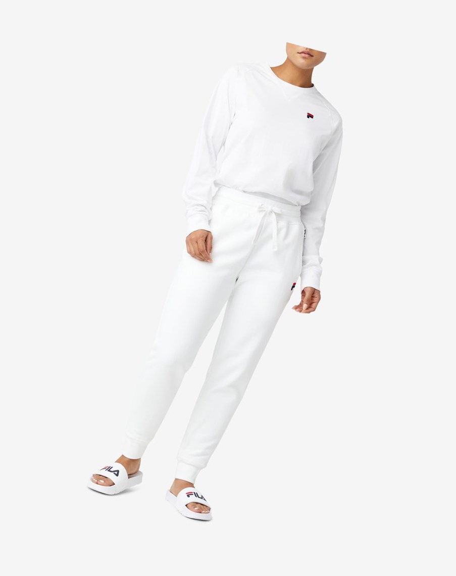 Fila Chardon Jogger Białe | VJDCT-1476