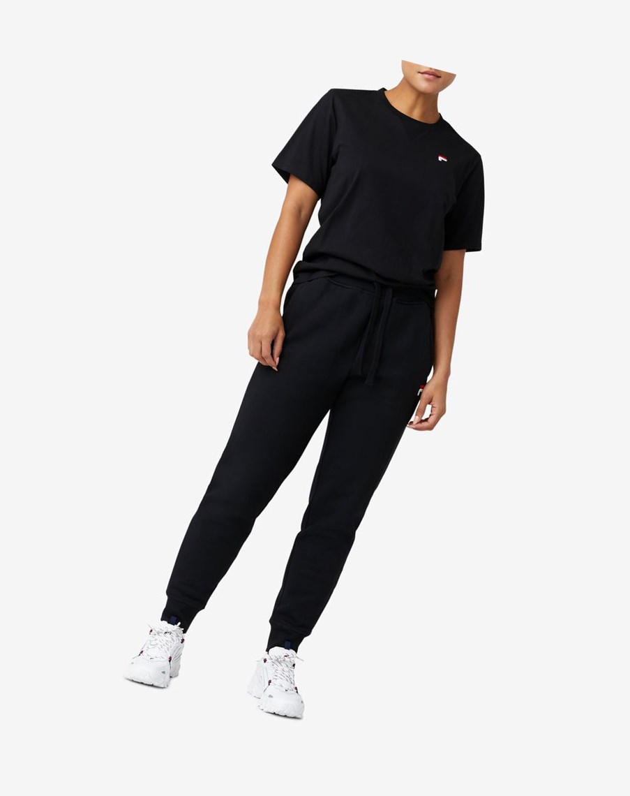 Fila Chardon Jogger Czarne | QFWUT-4029