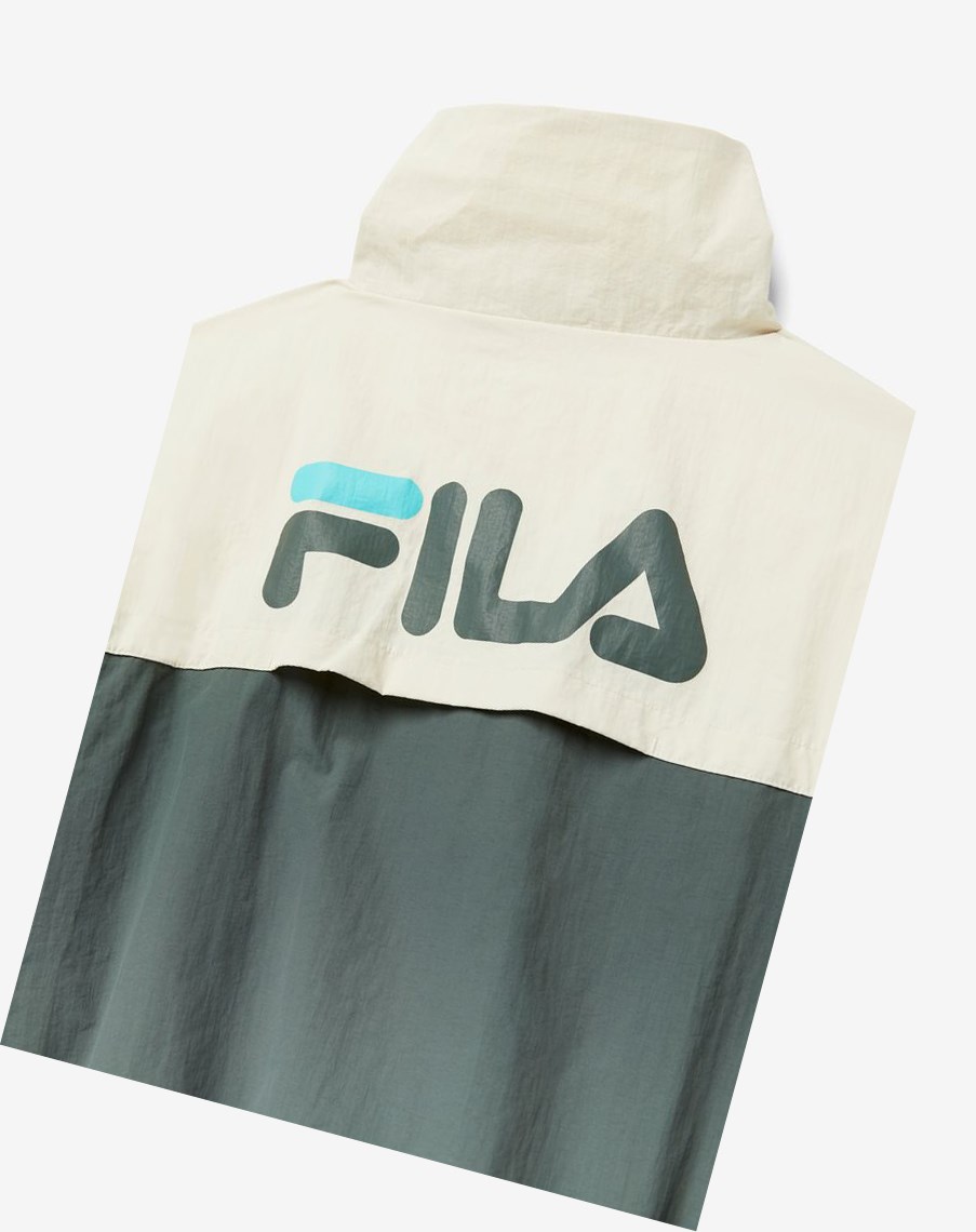 Fila Chiaki 2 Wiatr Jacket Niebieskie Turkusowe | DATYM-3471