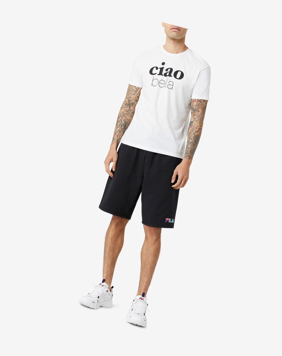 Fila Ciao Bella Tee Białe | QWUEK-6178