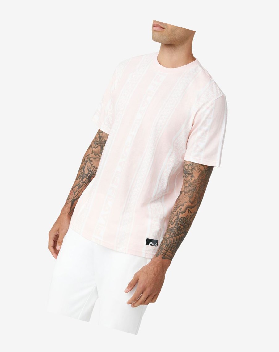 Fila Coda Tee 952 Pinkchalk | LDCFU-5906