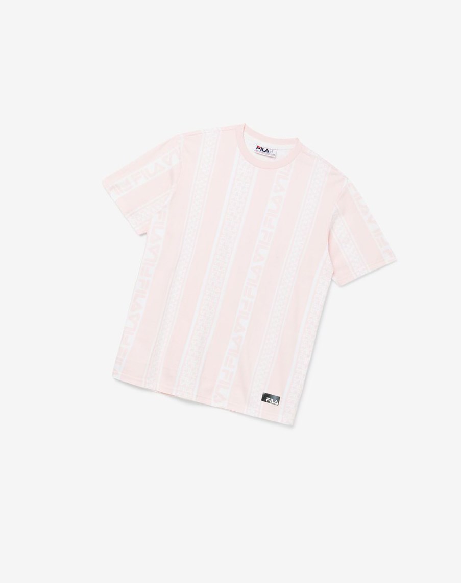 Fila Coda Tee 952 Pinkchalk | LDCFU-5906