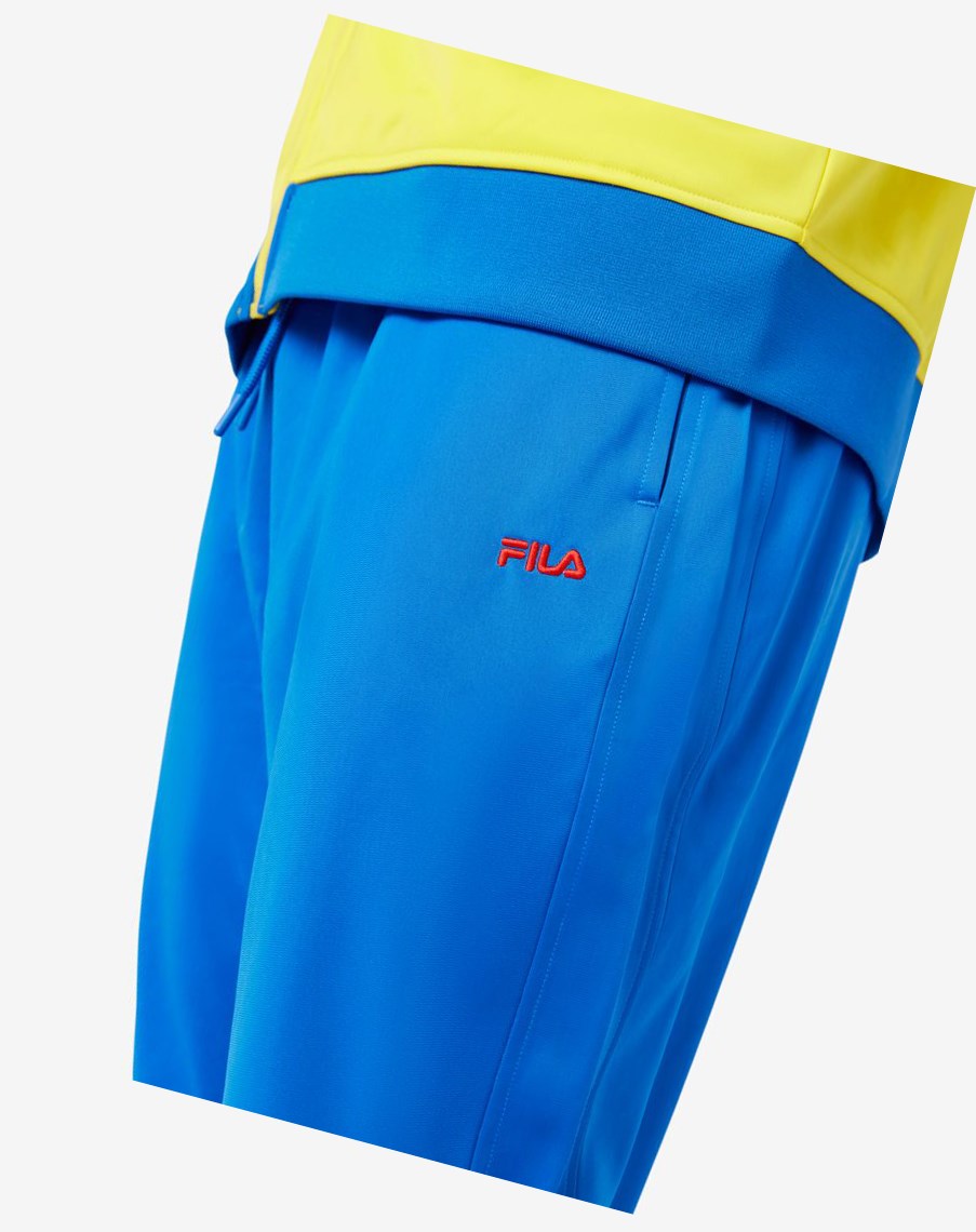 Fila Colombia Track Pant Niebieskie Czerwone | MUQEP-3842