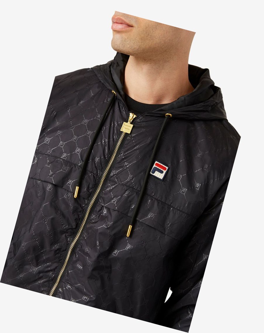 Fila Copper Hood Jacket Czarne Czarne | BAHMT-3615