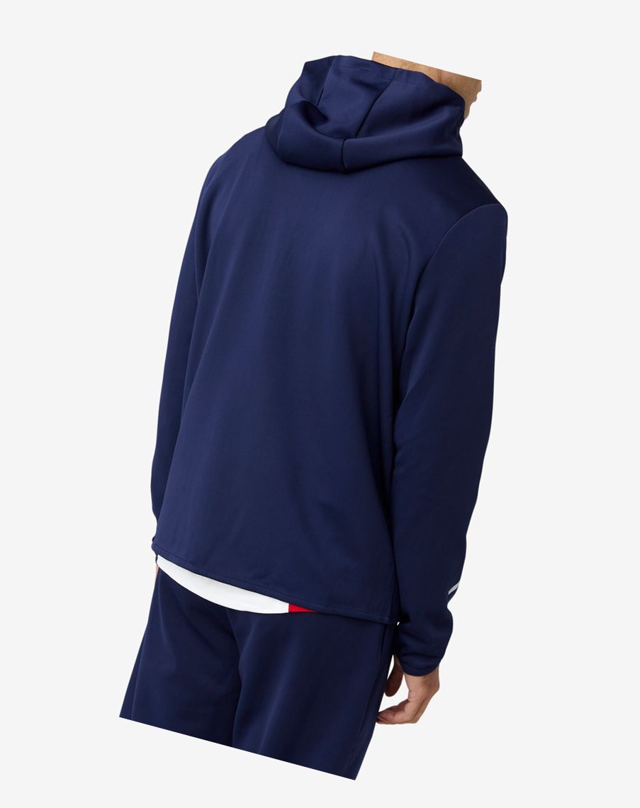 Fila Coulty Tech Hoodie Czerwone | TEJYZ-3295