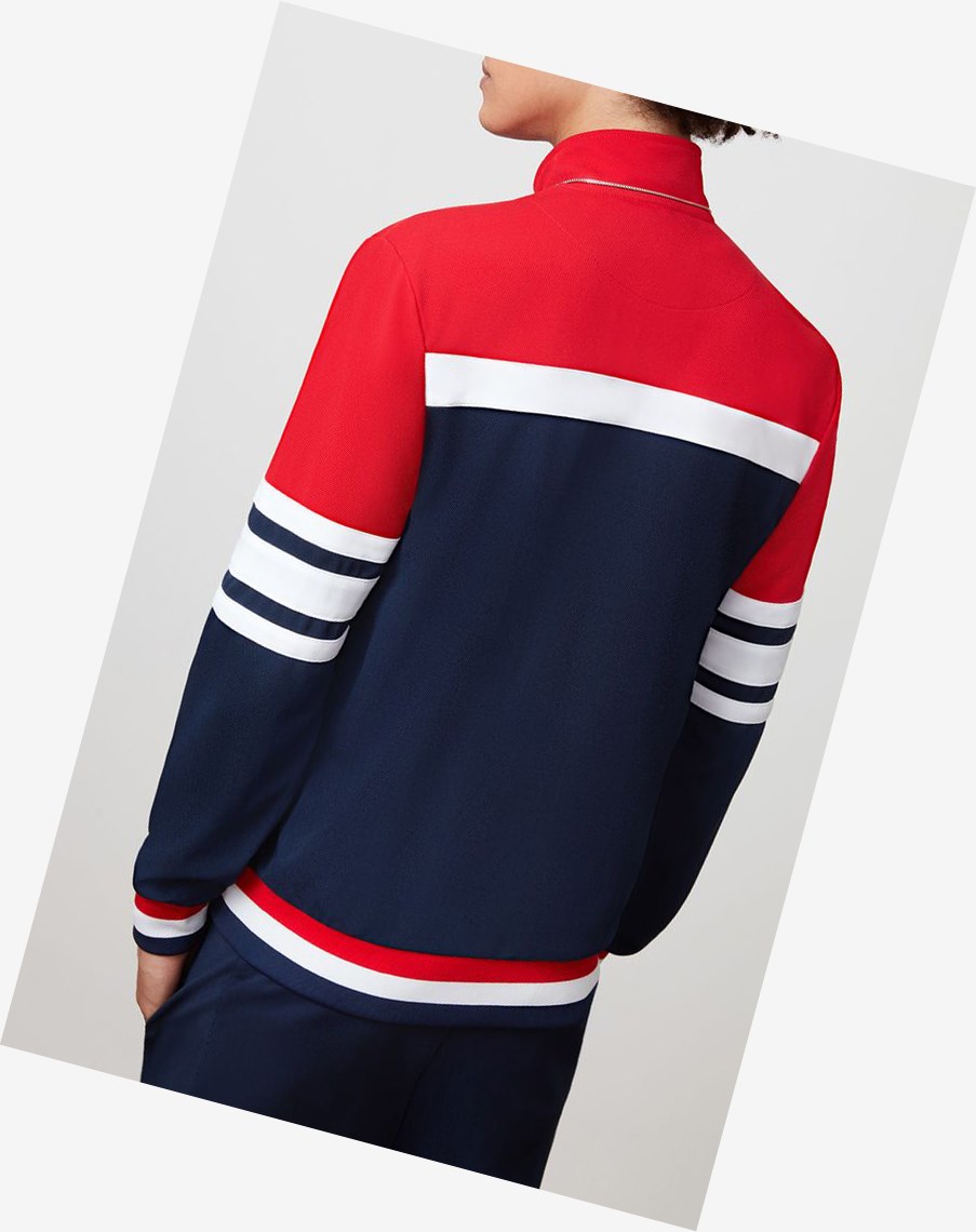 Fila Courto Jacket Cred/Navy/Wht | HTOUE-2074