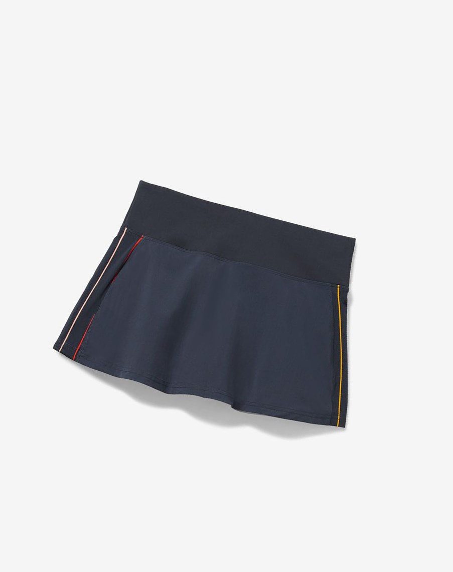 Fila Cross Court High Waisted Skort Indygo Paski | NSTEH-4587