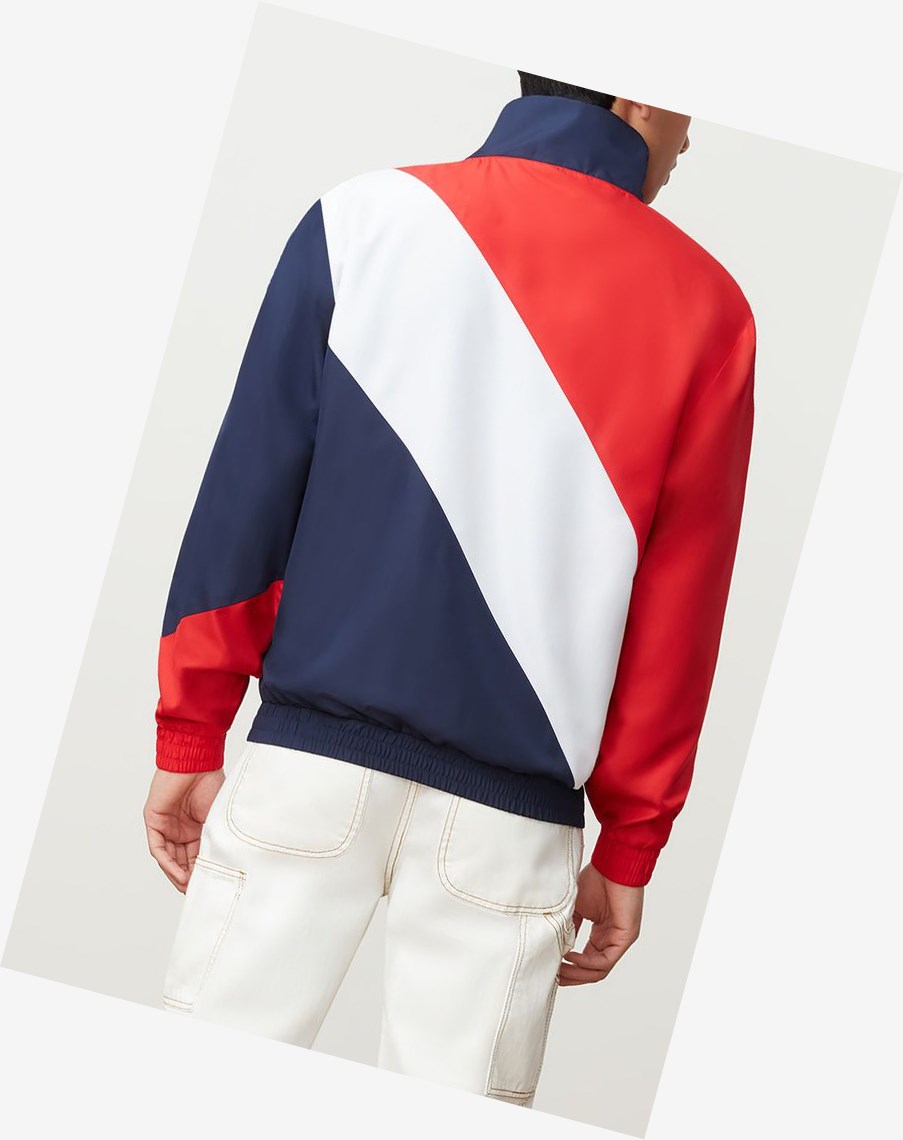 Fila Cruz Windbreaker Cred/Peac/Wht | HYGSC-5617