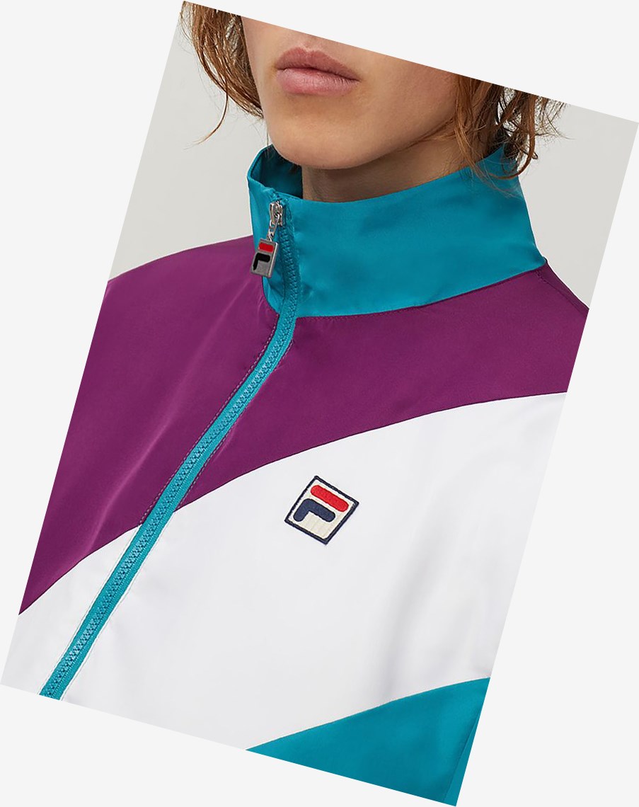 Fila Cruz Windbreaker Grpj/Bbay/Wht | TJBSO-0725