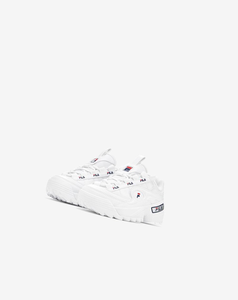 Fila D-formation Sneakers Białe Granatowe Czerwone | RUHVM-8396